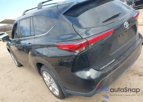 2021 Toyota Highlander Hybrid Limited z USA, uszkodzony, nr VIN 5TDDBRCH0MS522969